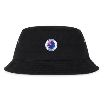 Wodonga Australia Badge Emblem - Kids’ Bucket Hat - black - Front