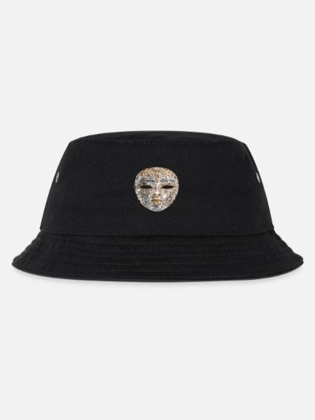 Crystal Masks Gloss Detail - Kids’ Bucket Hat - black