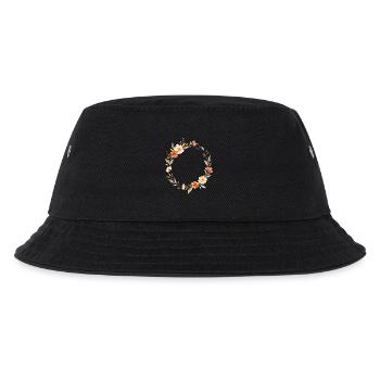 Boho Floral Wreath Personalizable - Kids’ Bucket Hat - black - Front