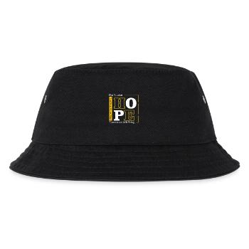 Hope HOPE Typo Design - Kids’ Bucket Hat - black - Front