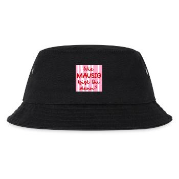 Freundschaft Maus Freundin - Kinder Bucket Hat - Schwarz - Vorne