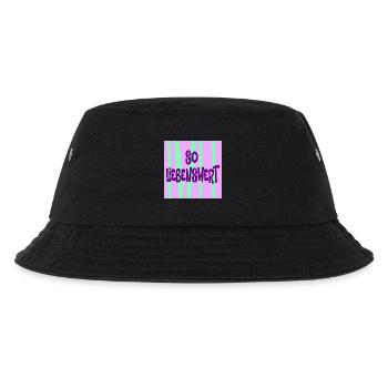 Freundin Liebenswert - Kinder Bucket Hat - Schwarz - Vorne