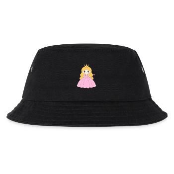 Princesse à la couronne et robe rose – Conte de fées - Bob Enfant - noir - Devant