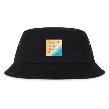 Plage pastel et vagues azur - Bob Enfant - noir - Devant