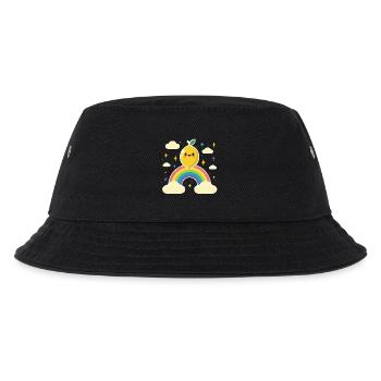 Kawaii Citron Arc-en-ciel - Bob Enfant - noir - Devant