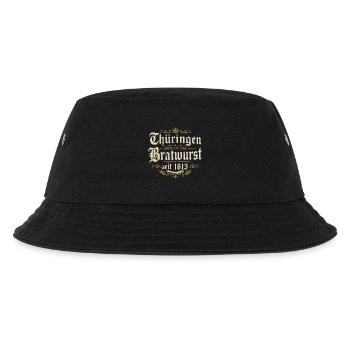 Thüringen Bratwurst seit 1613 - Kinder Bucket Hat - Schwarz - Vorne