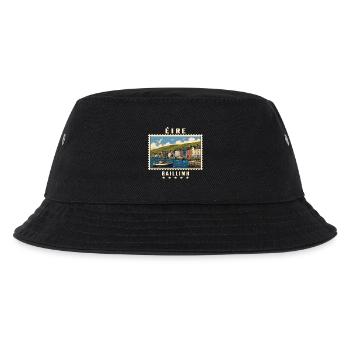 Irland Galway Vintage Reisemarke - Kinder Bucket Hat - Schwarz - Vorne