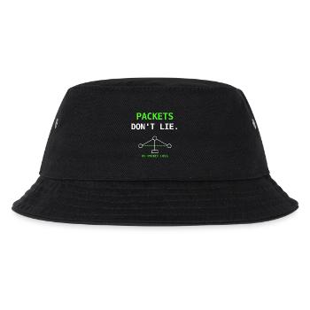 Cadeau humoristique Packets Don’t Lie Network IT - Bob Enfant - noir - Devant