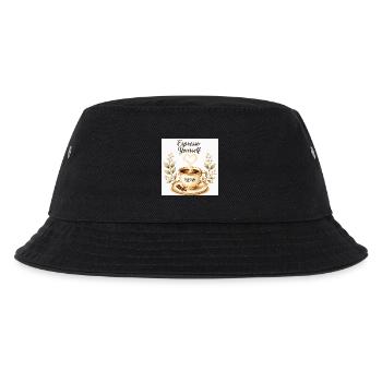 expressoyourself - Kinder Bucket Hat - Schwarz - Vorne