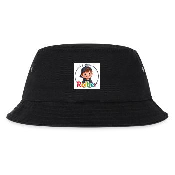 Kleiner Roiber Cartoon – Kindermotiv - Kinder Bucket Hat - Schwarz - Vorne