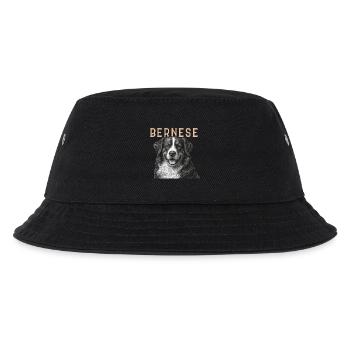 Berner Sennenhund Vintage - Kinder Bucket Hat - Schwarz - Vorne