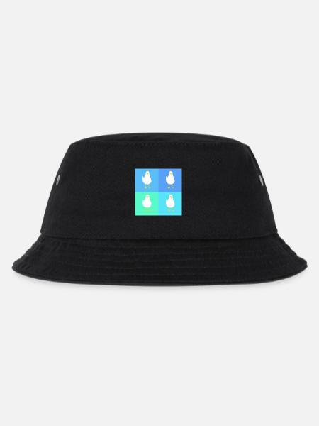 MeinsMeinsMeins - blau - Kinder Bucket Hat - Schwarz