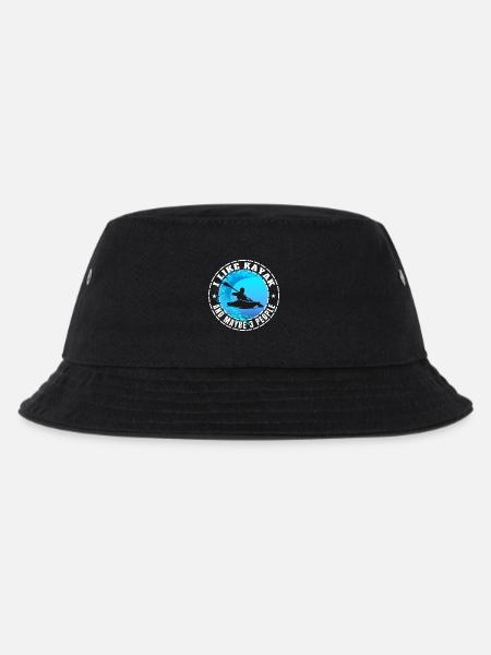 ICH MAG KAJAK UND VIELLEICHT DREI LEUTE - Kinder Bucket Hat - Schwarz