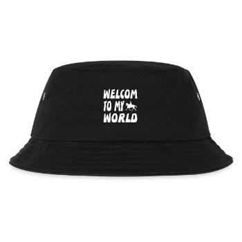 Pferde - Kinder Bucket Hat - Schwarz - Vorne