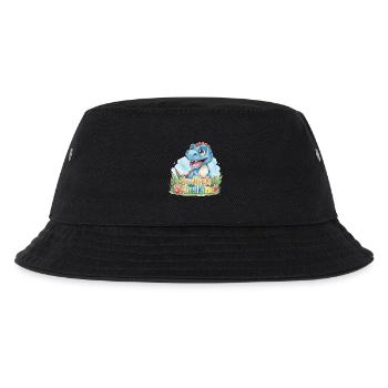 Süßer Baby Dino Endlich Schulkind 2026 T-Rex - Kinder Bucket Hat - Schwarz - Vorne