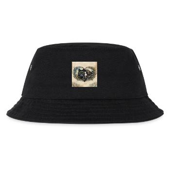 Clockwork Wolf's Heart - Kids’ Bucket Hat - black - Front