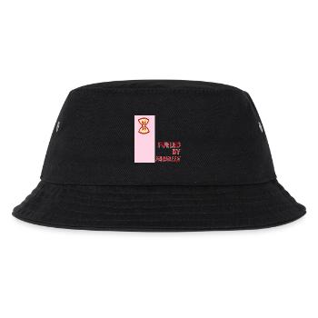 Angetrieben von Farfalle - Kinder Bucket Hat - Schwarz - Vorne