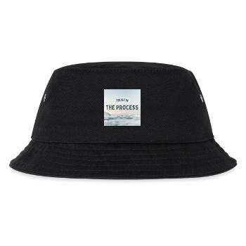 Trust In The Process Inspirational Quote Design - Kids’ Bucket Hat - black - Front