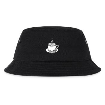 Coffee cup with heart for connoisseurs - Kids’ Bucket Hat - black - Front