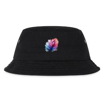 Prismatic Feather Gradient - Kids’ Bucket Hat - black - Front