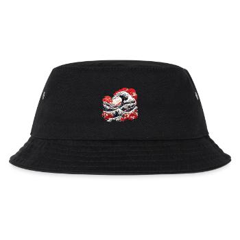 Great Wave of Kanagawa - Kids’ Bucket Hat - black - Front