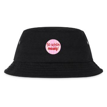 SO SCHÖN MAUS - Kinder Bucket Hat - Schwarz - Vorne