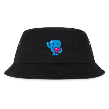 monster with heart - monster mit herz - Kinder Bucket Hat - Schwarz - Vorne