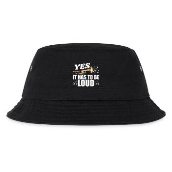 Trompeter Spieler Männer Frauen Trompeter Gag Trompete - Kinder Bucket Hat - Schwarz - Vorne