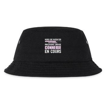Prochaine connerie rigolo - Bob Enfant - noir - Devant