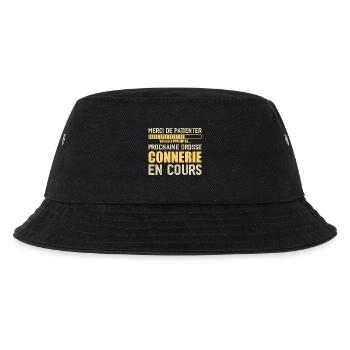 Prochaine connerie rigolo - Bob Enfant - noir - Devant