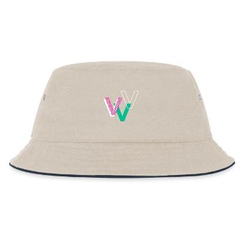 Lettre V - Bob Enfant - blanc cassé/bleu marine - Devant