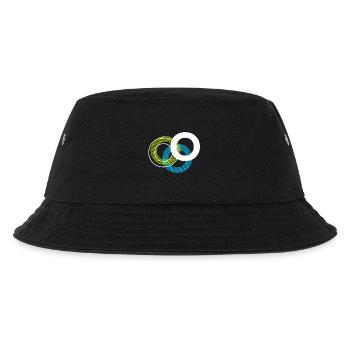 O Buchstabe - Kinder Bucket Hat - Schwarz - Vorne