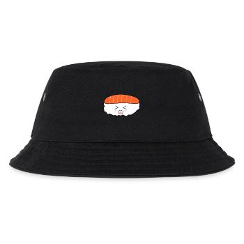 Kawaii food Kawaii Kostüm Kawaii Sticker lustig - Kinder Bucket Hat - Schwarz - Vorne