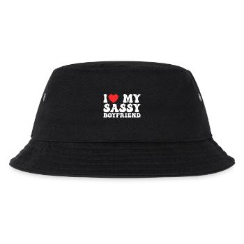 I love my sassy boyfriend - Bob Enfant - noir - Devant
