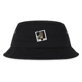 Selfie - Sel Vieh - Kinder Bucket Hat - Schwarz - Vorne