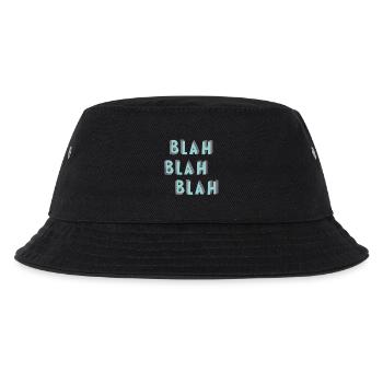 BLAH Print - Kids’ Bucket Hat - black - Front