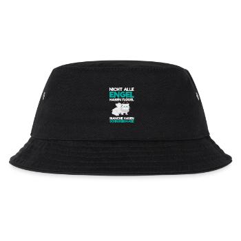 ENGEL KATZE! - Kinder Bucket Hat - Schwarz - Vorne