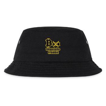 Bitcoin vs Bank - Kinder Bucket Hat - Schwarz - Vorne