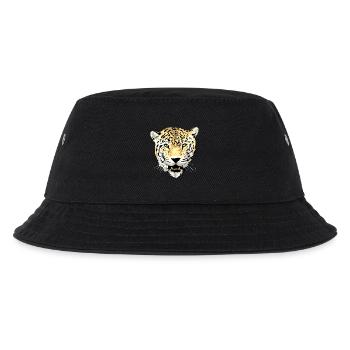 cheetah cat jaguar leopard ocelot gepard wildcat29 - Kinder Bucket Hat - Schwarz - Vorne
