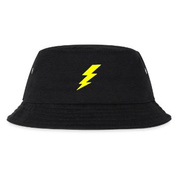 Blitz - Kinder Bucket Hat - Schwarz - Vorne