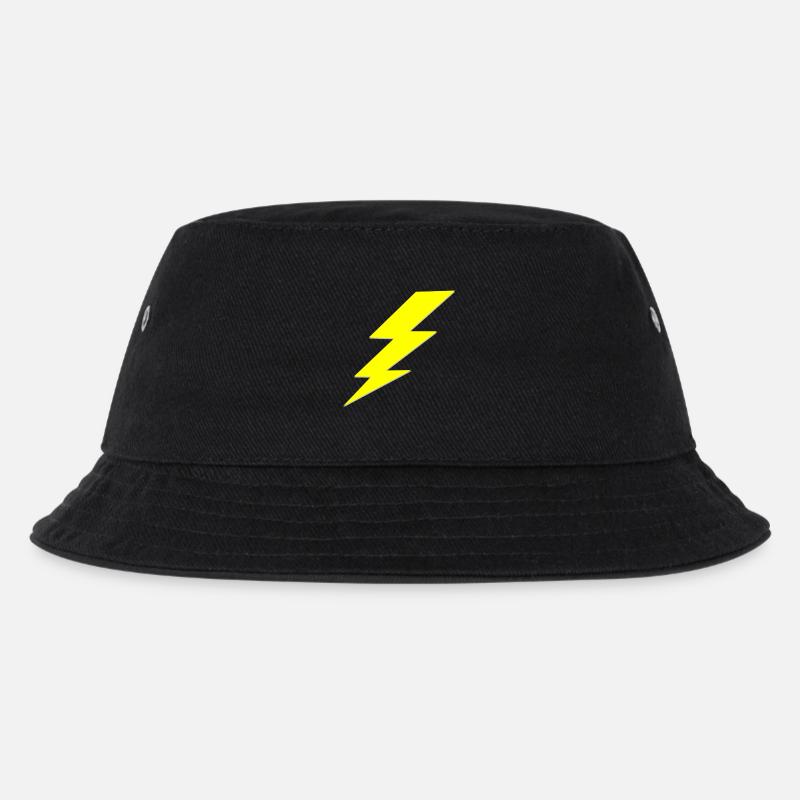Blitz - Kinder Bucket Hat - Schwarz