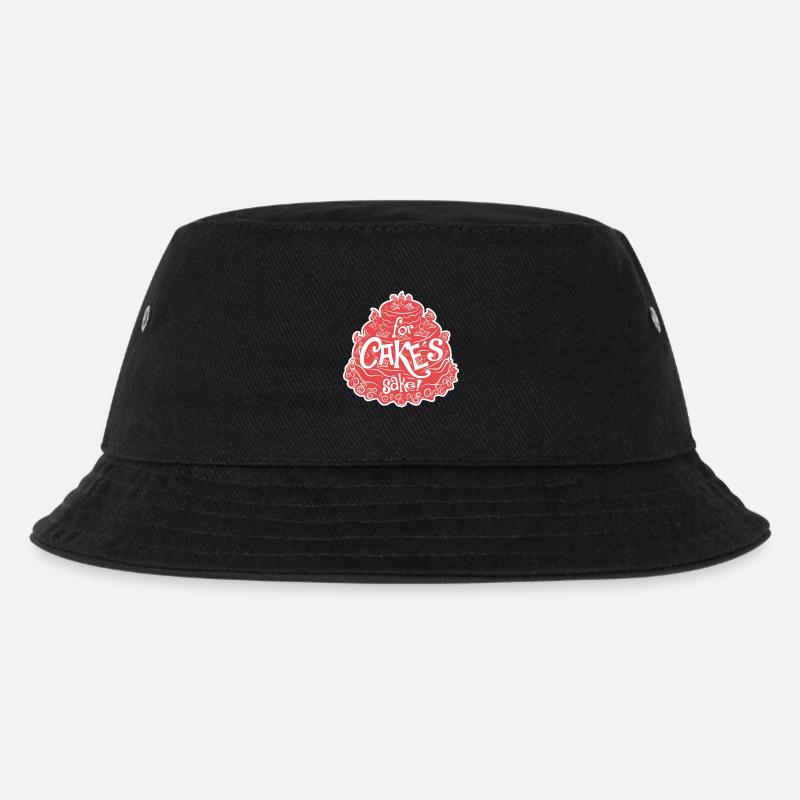For Cakes Sake - Kinder Bucket Hat - Schwarz