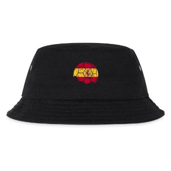 Spain Soccer Ball Fußball - Kinder Bucket Hat - Schwarz - Vorne
