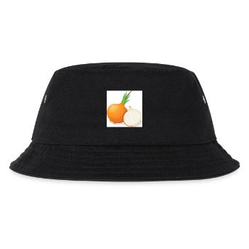 Zwiebel - Kinder Bucket Hat - Schwarz - Vorne