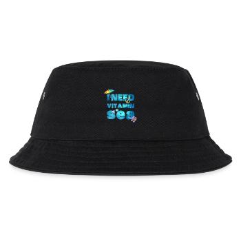 I need vitamin sea Beach - Kids’ Bucket Hat - black - Front