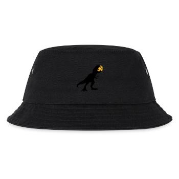 t rex monster dinosaurier saurier dino fleischfres - Kinder Bucket Hat - Schwarz - Vorne