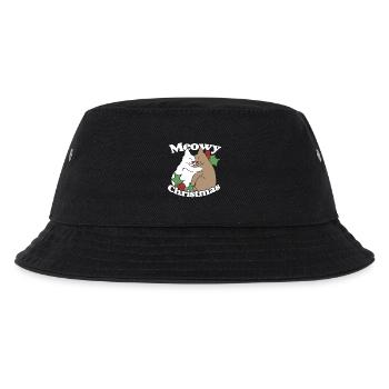 Meowy Weihnachtshemd - Kinder Bucket Hat - Schwarz - Vorne