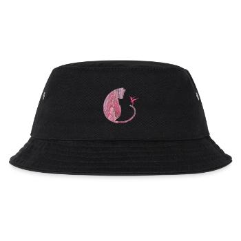 katze mit ballerina e 117 - Kinder Bucket Hat - Schwarz - Vorne