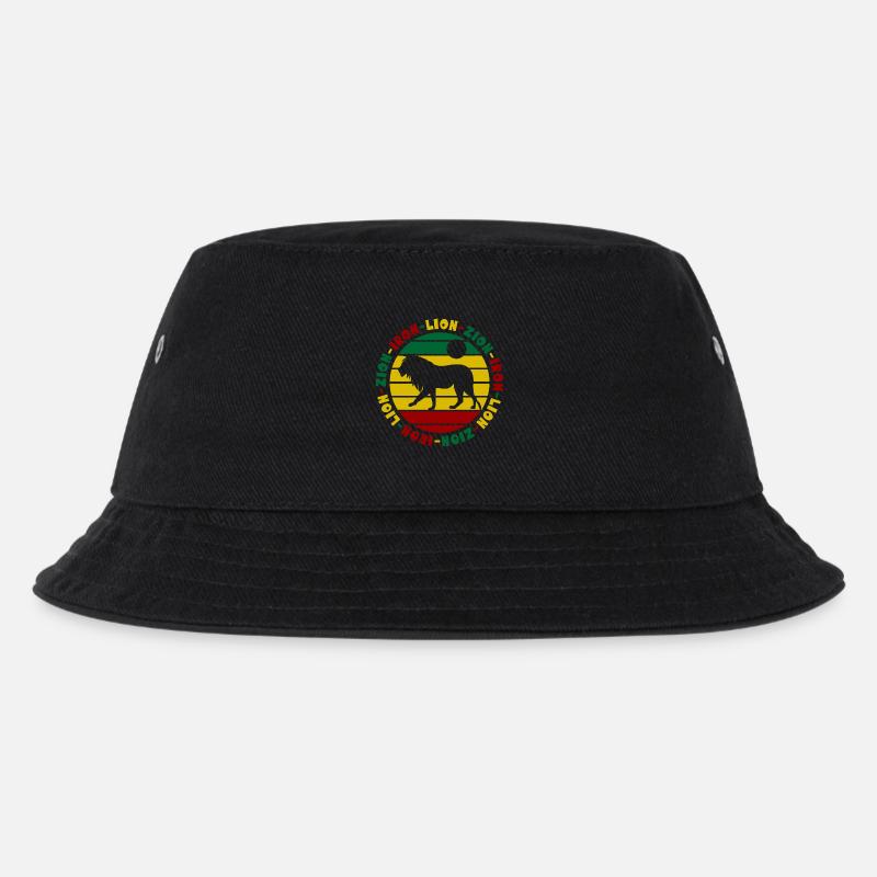 Lion de fer Zion Rastafari Reggae Löwe - Bob Enfant - noir