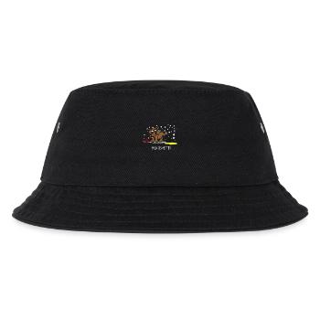 Hundewetter – Pfützen Spaß - Kinder Bucket Hat - Schwarz - Vorne